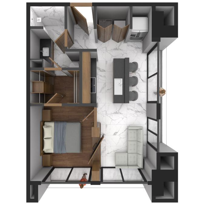Plano Departamento Modelo D