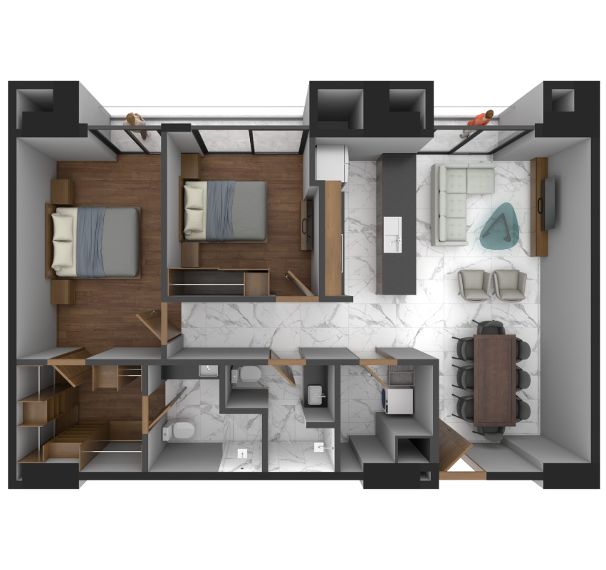 Plano Modelo G - Valta Living