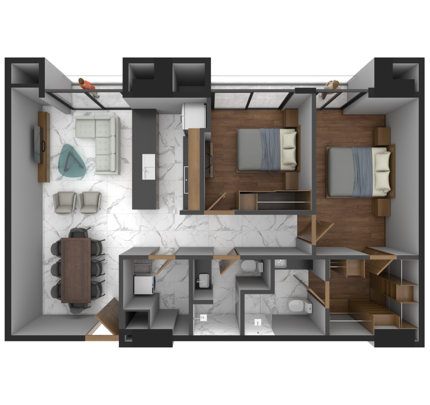 Plano Modelo G - Valta Living